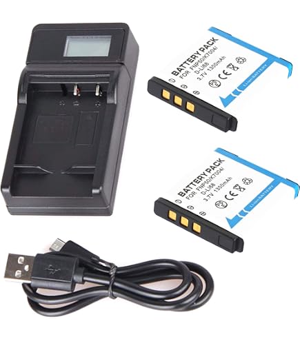 Amazon.com : USB Battery Charger for Fujifilm XF1, X10, X20